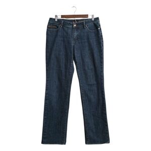 Christopher Blue Heirloom Mid-Rise Medium Wash Straight Leg Jeans Sz 12